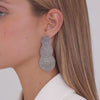 Earrings Three Circles in Silver