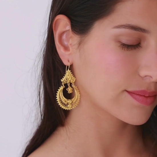 Earrings Arrecadas Ciclo in Silver