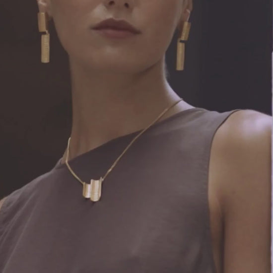 Necklace Engawa in Silver