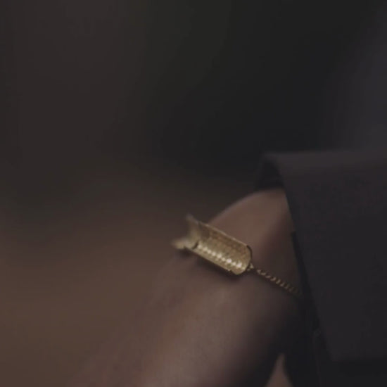 Bracelet Engawa in Gold Plated Silver