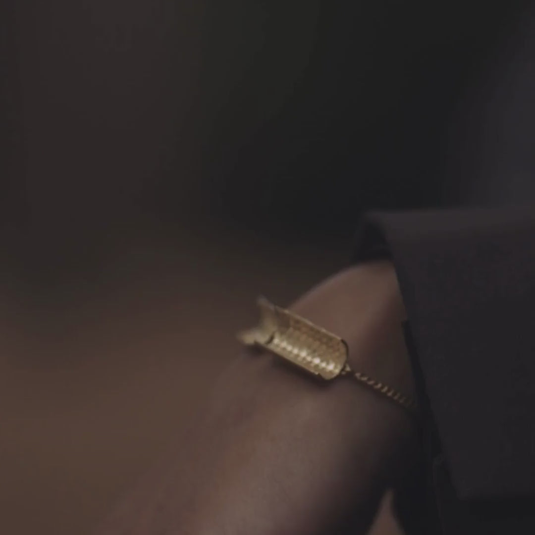 Bracelet Engawa in Gold Plated Silver