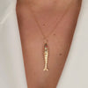 Pendant Sardine in 19,2Kt Gold