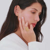 Ring Ciclo in Gold Plated Silver