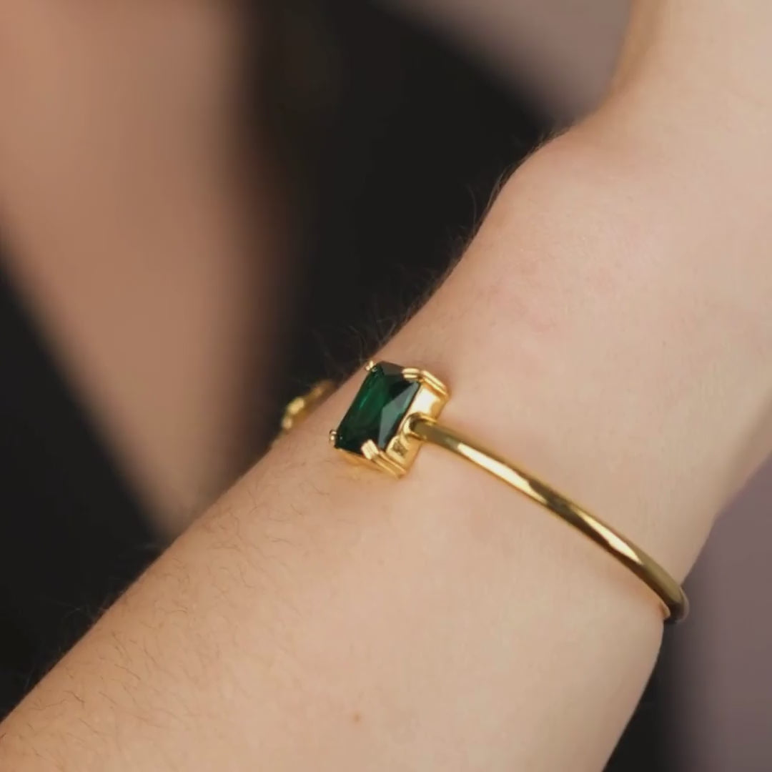 Bracelet Amália Flowers in Gold Plated Silver