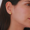 Earrings Viana’s Conta in Gold Plated Silver