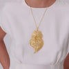 Necklace Heart of Viana XL in Gold Plated Silver