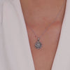 Necklace Pinecone with Marcasites in Silver