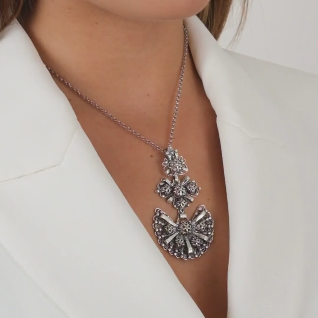 Necklace Galego in Silver