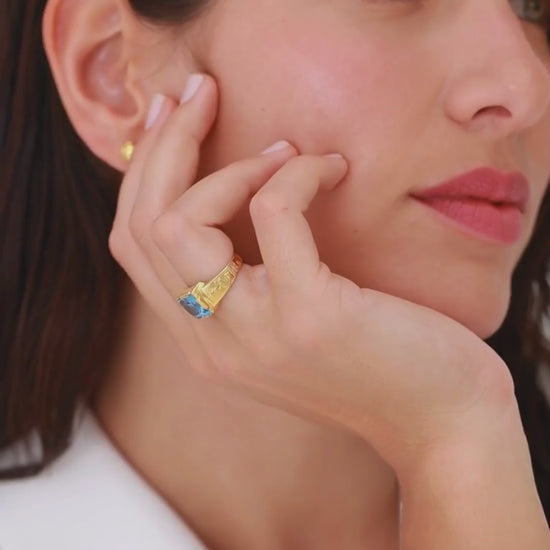 Ring Sensibilidade in Gold Plated Silver