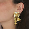 Earrings Amália Bouquet in Gold Plated Silver