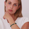 Bracelet Viana's Conta in 19,2Kt Gold with Malachite