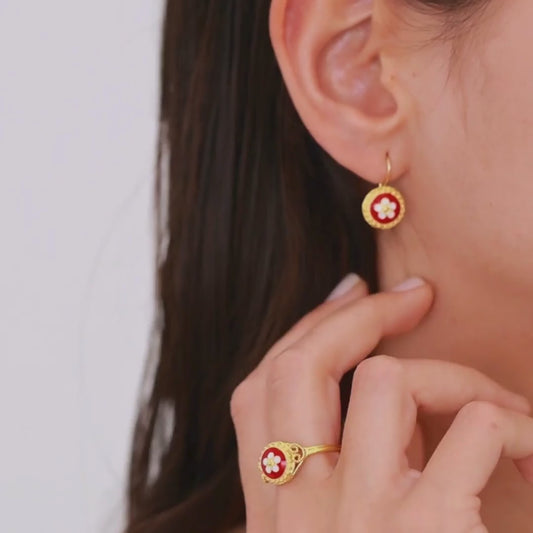 Ring Caramujo in Gold Plated Silver